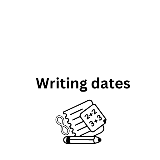 Writing dates